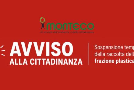 Sospensione Temporanea Raccolta Plastica